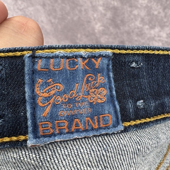 Lucky‎ Brand Shorts Womens 12 31 Bermuda Blue Made In Usa - Picture 6 of 6